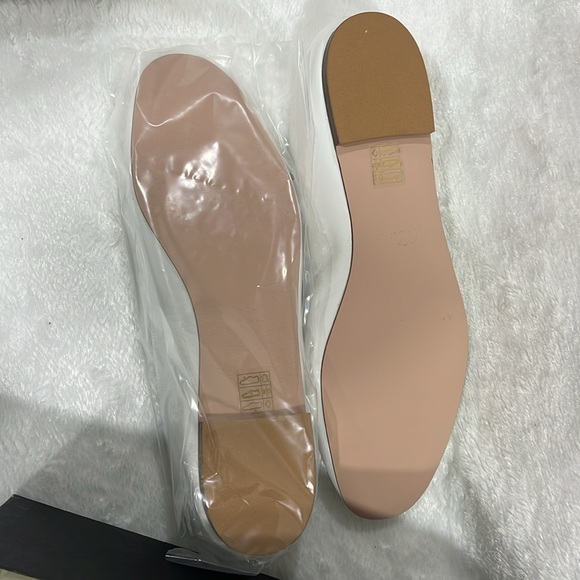 J Crew Beautiful Zo Zoe ballet flats in white leather - Picture 7 of 7